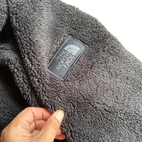 The North Face Black Sherpa Funnel Neck Pullover Sweatshirt youth XL WMN Size S - Picture 8 of 10